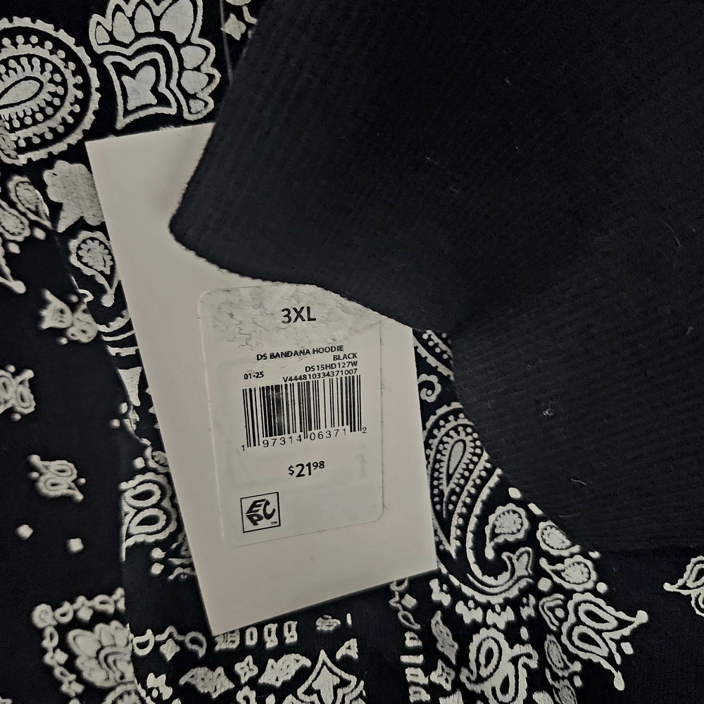 Paisley Bandana Hoodie